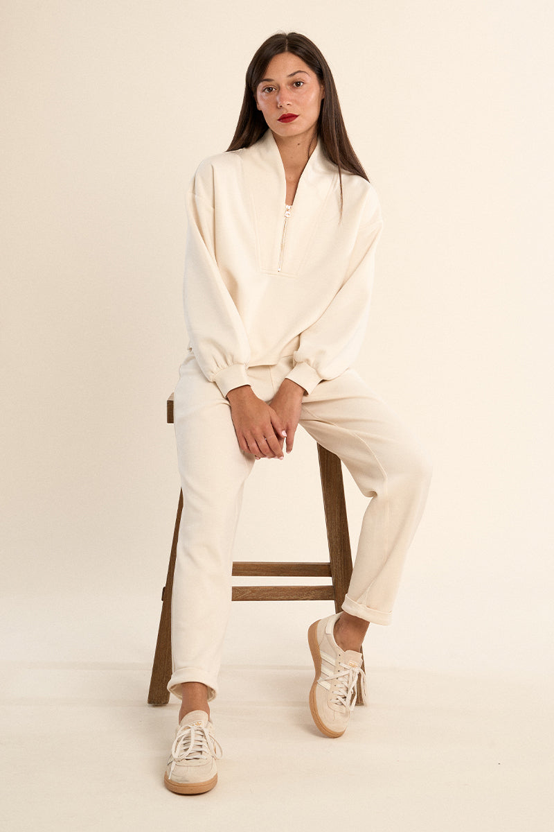 Pantalon Jackie Off White