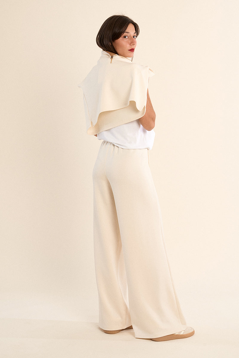 Pantalon Monalisa Off White