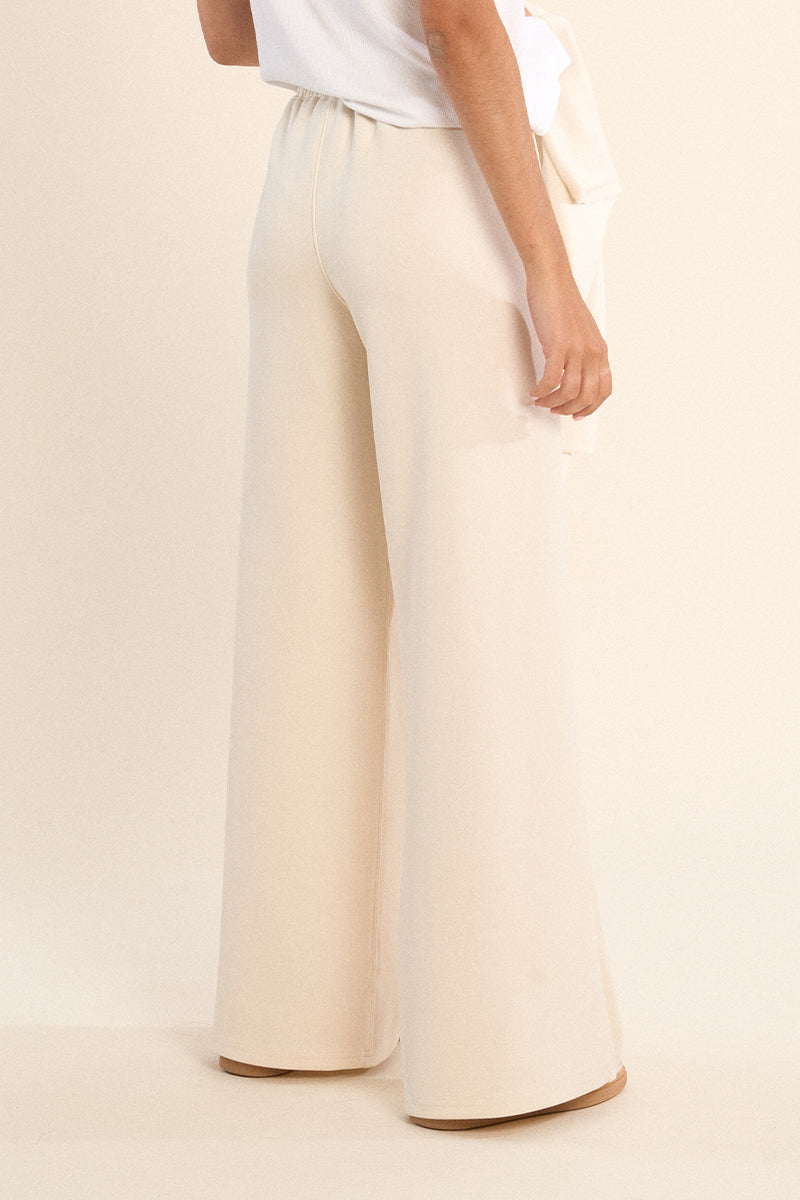Pantalon Monalisa Off White